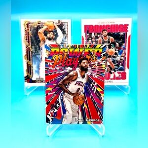 🔥Paul George Lot! 🔥Power Players + Topps Holiday + Franchise Features! 🤩